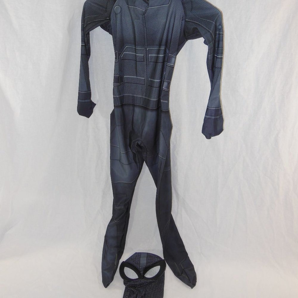 Spider-Man Bodysuit Mask Costume XXL Zentai Cosplay Halloween Black